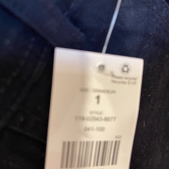 3 brand new short pants in size 1 in red-navy and jeans - Picture 7 of 11